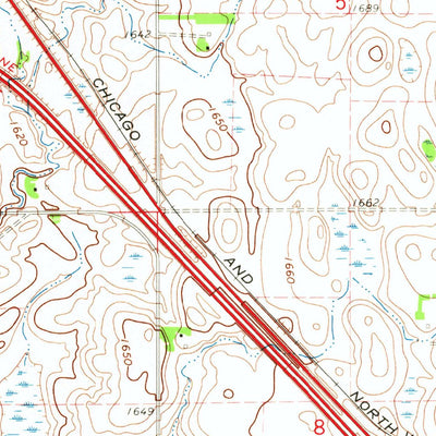 United States Geological Survey Humboldt, SD (1964, 24000-Scale) digital map