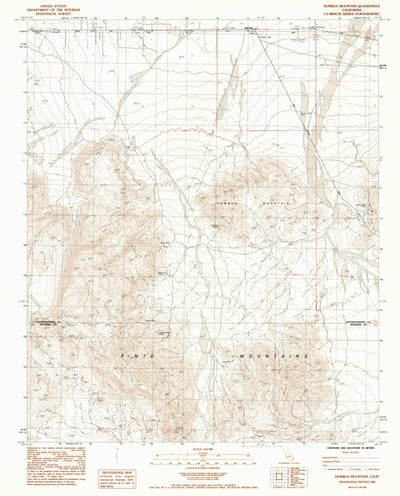 United States Geological Survey Humbug Mountain, CA (1985, 24000-Scale) digital map