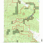 United States Geological Survey Humbug Valley, CA (1995, 24000-Scale) digital map