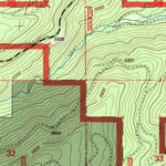 United States Geological Survey Humbug Valley, CA (1995, 24000-Scale) digital map