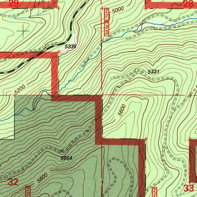 United States Geological Survey Humbug Valley, CA (1995, 24000-Scale) digital map