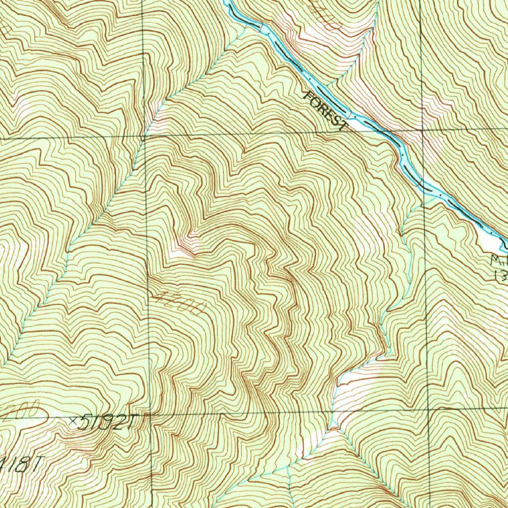 Hume, CA (1987, 24000-Scale) Map by United States Geological Survey ...