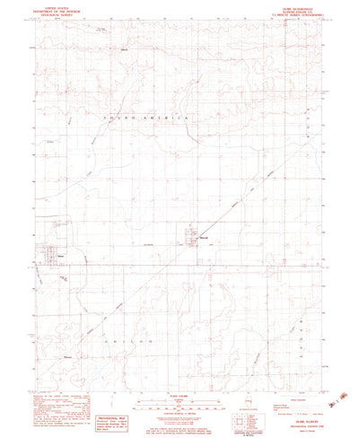 United States Geological Survey Hume, IL (1982, 24000-Scale) digital map