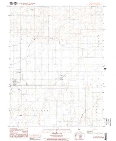 United States Geological Survey Hume, IL (1998, 24000-Scale) digital map