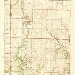 United States Geological Survey Hume, MO-KS (1942, 24000-Scale) digital map