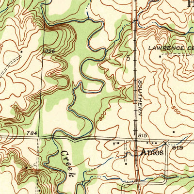 United States Geological Survey Hume, MO-KS (1942, 24000-Scale) digital map