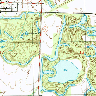 United States Geological Survey Hume, MO-KS (1991, 24000-Scale) digital map