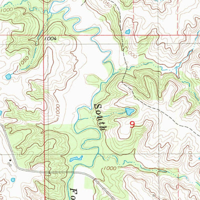 United States Geological Survey Humeston, IA (1982, 24000-Scale) digital map