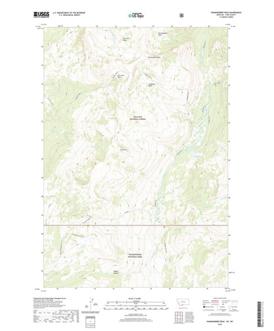 United States Geological Survey Hummingbird Peak, MT (2020, 24000-Scale) digital map