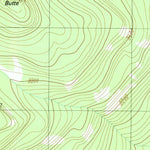 United States Geological Survey Hummingbird Peak, MT-WY (1987, 24000-Scale) digital map