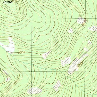 United States Geological Survey Hummingbird Peak, MT-WY (1987, 24000-Scale) digital map