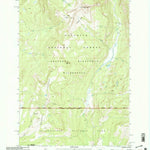 United States Geological Survey Hummingbird Peak, MT-WY (2000, 24000-Scale) digital map