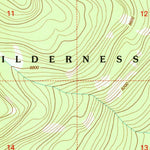 United States Geological Survey Hummingbird Peak, MT-WY (2000, 24000-Scale) digital map
