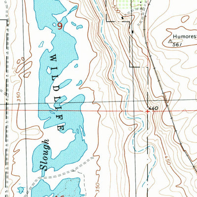 United States Geological Survey Humorist, WA (1992, 24000-Scale) digital map