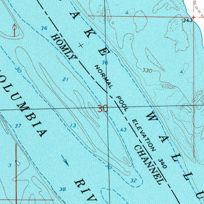 United States Geological Survey Humorist, WA (1992, 24000-Scale) digital map