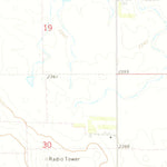 United States Geological Survey Hump Butte, SD-ND (1972, 24000-Scale) digital map
