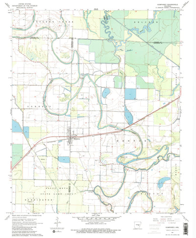 United States Geological Survey Humphrey, AR (1967, 24000-Scale) digital map