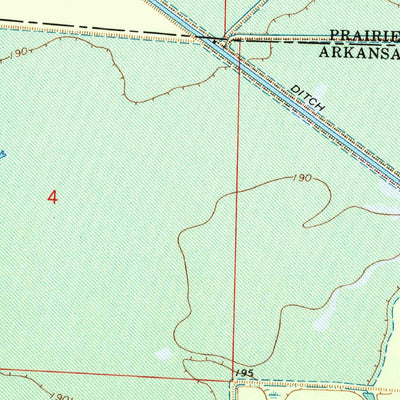 United States Geological Survey Humphrey, AR (1967, 24000-Scale) digital map