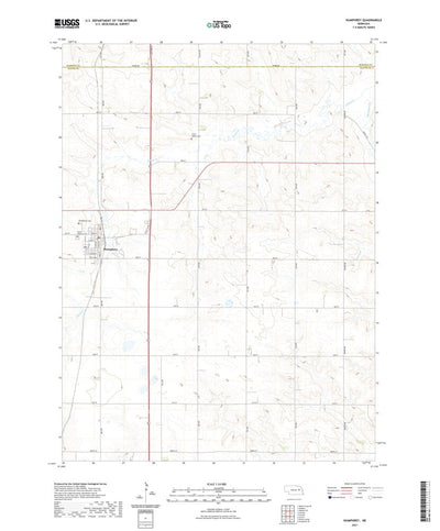 United States Geological Survey Humphrey, NE (2021, 24000-Scale) digital map