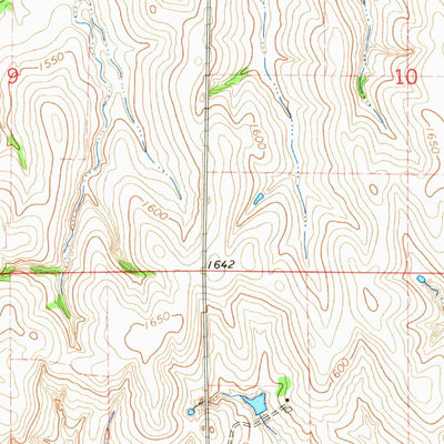United States Geological Survey Humphrey SE, NE (1966, 24000-Scale) digital map