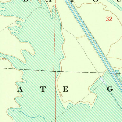 United States Geological Survey Humphrey SW, AR (1968, 24000-Scale) digital map
