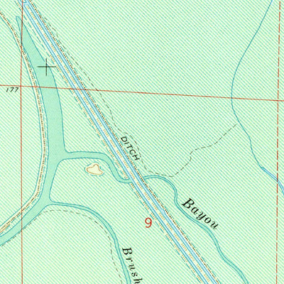 United States Geological Survey Humphrey SW, AR (1968, 24000-Scale) digital map