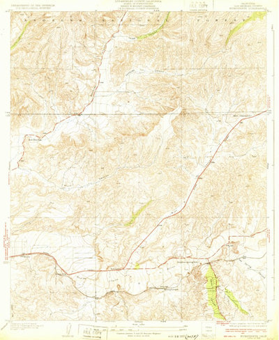 United States Geological Survey Humphreys, CA (1932, 24000-Scale) digital map