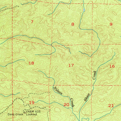 United States Geological Survey Humptulips, WA (1955, 62500-Scale) digital map