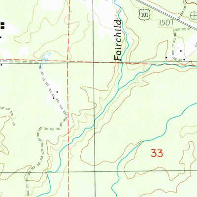 United States Geological Survey Humptulips, WA (1990, 24000-Scale) digital map