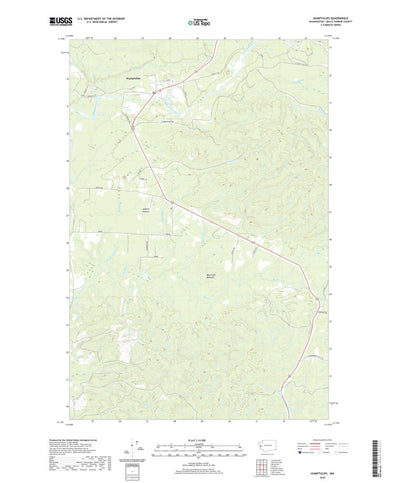 United States Geological Survey Humptulips, WA (2020, 24000-Scale) digital map