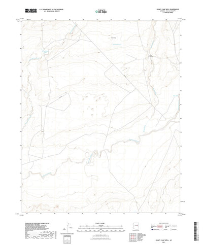 United States Geological Survey Humpy Camp Well, AZ (2021, 24000-Scale) digital map