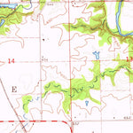United States Geological Survey Humrick, IL-IN (1965, 24000-Scale) digital map