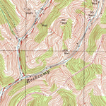 United States Geological Survey Hundred, WV-PA (1998, 24000-Scale) digital map