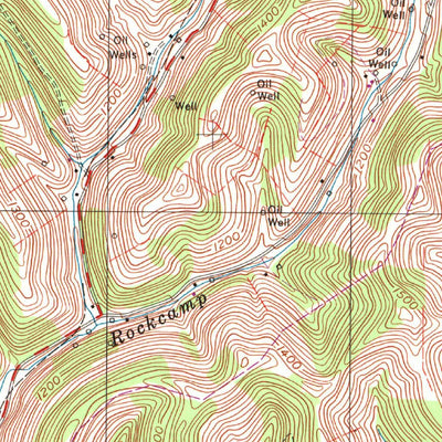 United States Geological Survey Hundred, WV-PA (1998, 24000-Scale) digital map
