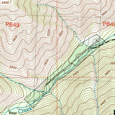 United States Geological Survey Hunger Mountain, WA (2002, 24000-Scale) digital map