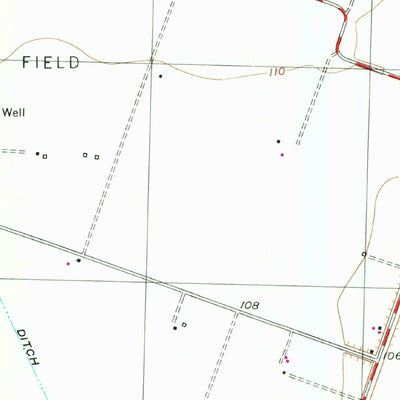 United States Geological Survey Hungerford, TX (1953, 24000-Scale) digital map