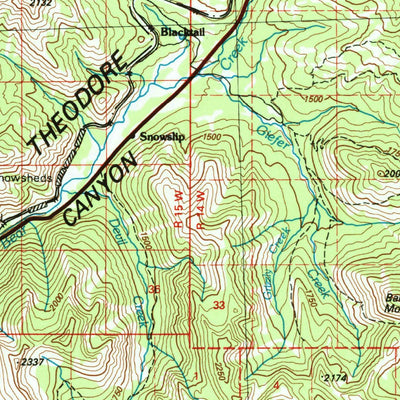 United States Geological Survey Hungry Horse Reservoir, MT (1981, 100000-Scale) digital map