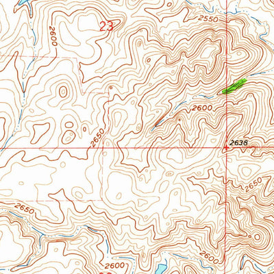 United States Geological Survey Hungry Man Butte, ND (1963, 24000-Scale) digital map