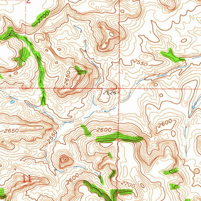 United States Geological Survey Hungry Man Butte, ND (1963, 24000-Scale) digital map