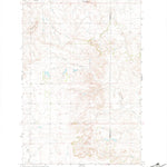 United States Geological Survey Hungry Man Butte, ND (1978, 24000-Scale) digital map