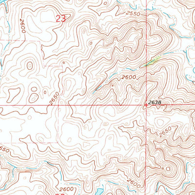 United States Geological Survey Hungry Man Butte, ND (1978, 24000-Scale) digital map