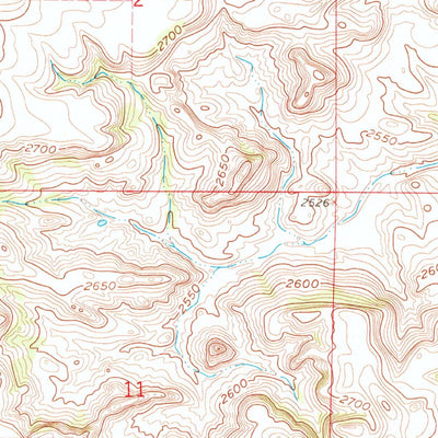 United States Geological Survey Hungry Man Butte, ND (1978, 24000-Scale) digital map