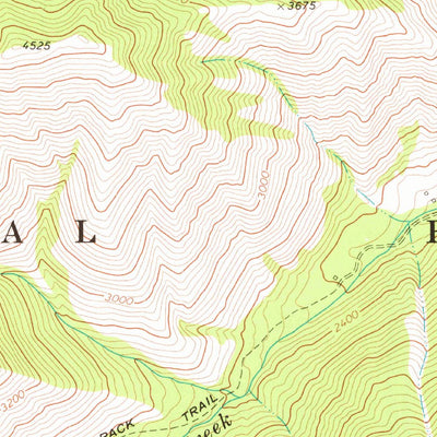 United States Geological Survey Hungry Mountain, WA (1968, 24000-Scale) digital map