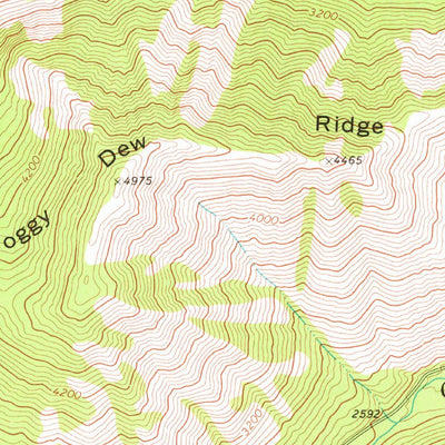 United States Geological Survey Hungry Mountain, WA (1968, 24000-Scale) digital map