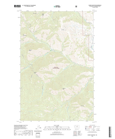 United States Geological Survey Hungry Mountain, WA (2020, 24000-Scale) digital map
