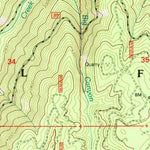 United States Geological Survey Hungry Ridge, ID (1995, 24000-Scale) digital map