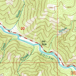 United States Geological Survey Hungry Ridge, ID (1995, 24000-Scale) digital map