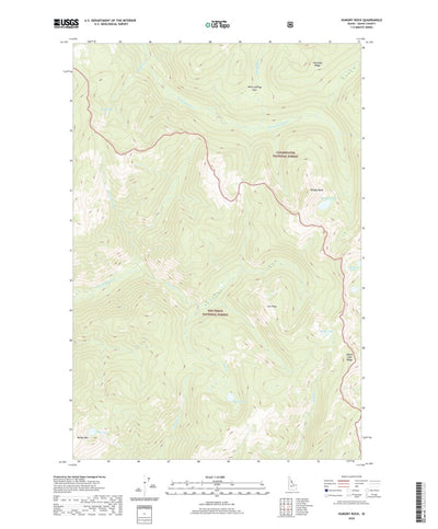 United States Geological Survey Hungry Rock, ID (2020, 24000-Scale) digital map