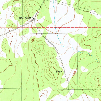 United States Geological Survey Hunt, AZ (1982, 24000-Scale) digital map