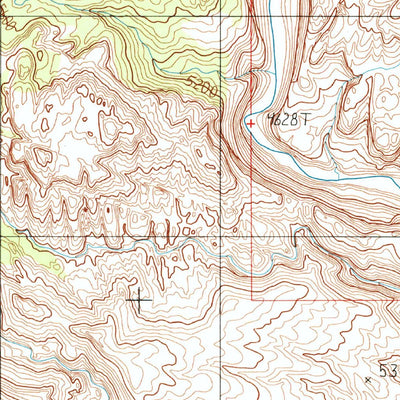 United States Geological Survey Hunt Draw, UT (1996, 24000-Scale) digital map